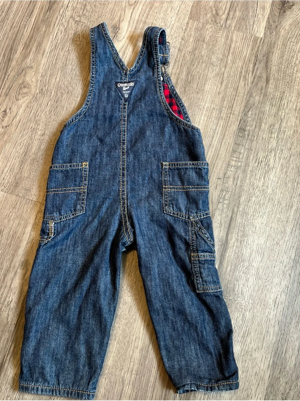 OshKosh B'gosh Blue Denim Kids Overalls 18 months